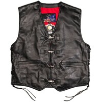 RICONDI LEATHER VEST